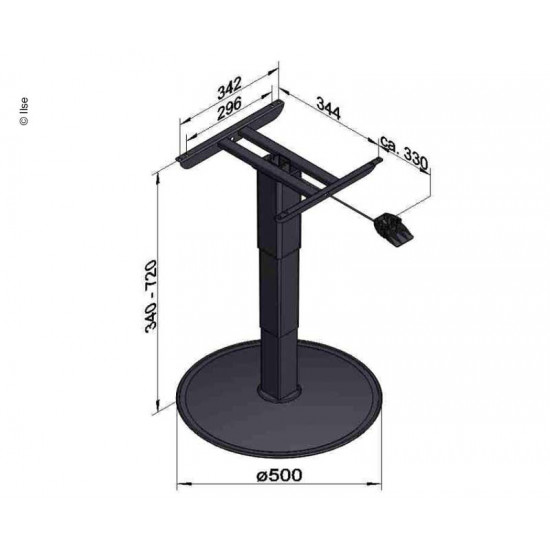 Table leg 5957 A06
