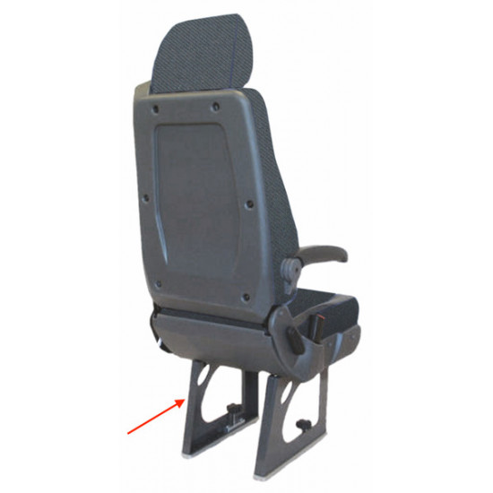 Seat base for Euro seat 33 cm, left