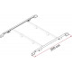 Roof rack for motorhome and roof rails for caravan