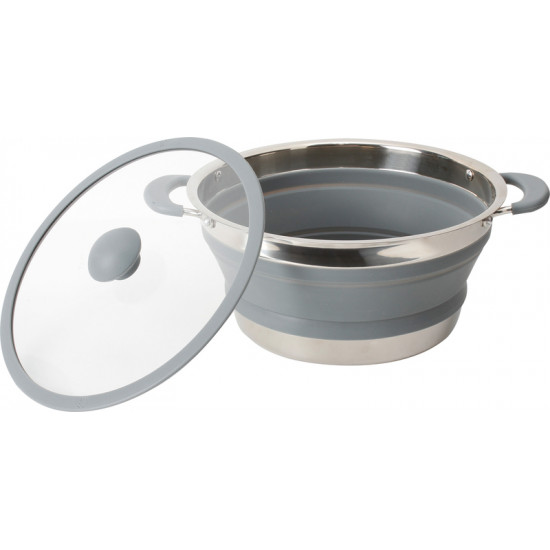 Volcano Collapsible Saucepan - 2.6 l - Grey