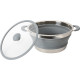 Volcano Collapsible Saucepan - 2.6 l - Grey