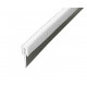 Edge protection profile - small clamping range - light grey - 5 m