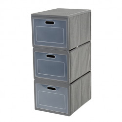 Folding cabinet Box 3 - Camping cabinet with 3 compartments
