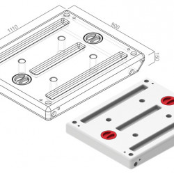 Universal tank compliant with drinking water standards - 99 l