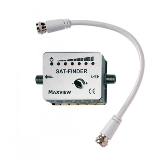 SAT finder with 3 LED display