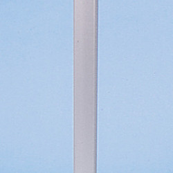 Folding table leg, silver, with T-shaped base - height 720 mm, joint at the top