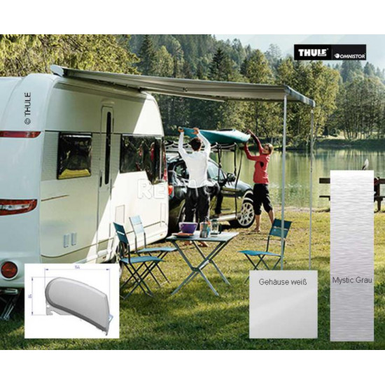 Thule roof awning 6200, length: 4.0m, white housing