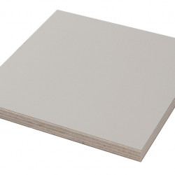 Furniture panel, light grey - poplar laminate