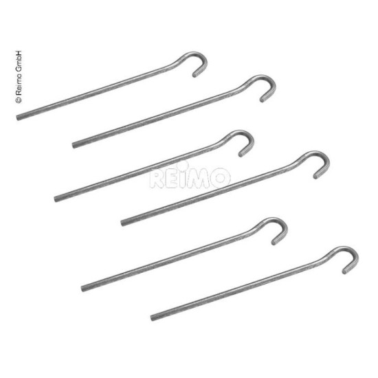 Tent carpet, awning carpet, iron pegs for clips
