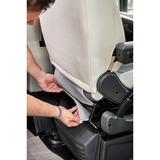 Active backrest cushion for Fiat Ducato cockpit seat