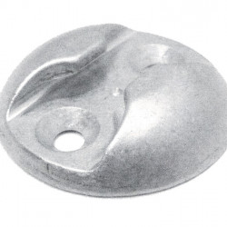 Aluminum lashing plate for fittings - Black