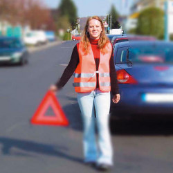 High-visibility vest Italy orange regulation