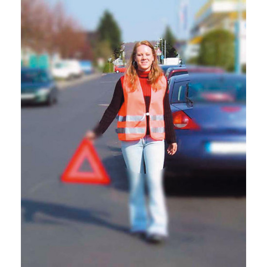 High-visibility vest Italy orange regulation