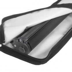 SunBreak black – glare and privacy protection for awnings