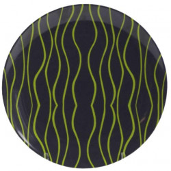 GIMEX dessert plate, gray-lime green