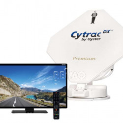 Cytrac® DX Twin Premium satellite system including 21.5" Oyster® TV