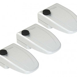 Outdoor Door Lock Safe Door 3 Pieces - White