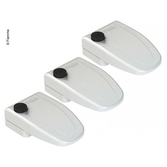 Outdoor Door Lock Safe Door 3 Pieces - White