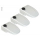 Outdoor Door Lock Safe Door 3 Pieces - White