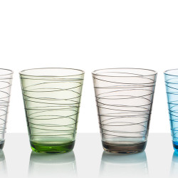 Onda Glass Set - 4-piece - 4 colours
