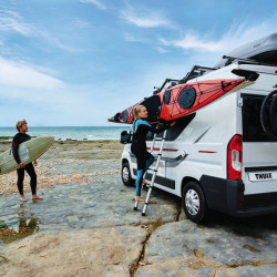 Thule Hullavator Pro kayak carrier with lift support