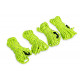 Green guy line, 3m long, Ø 3mm, 4 pieces