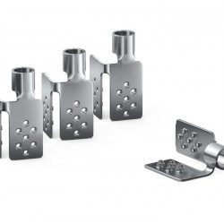 Heating film connection terminals