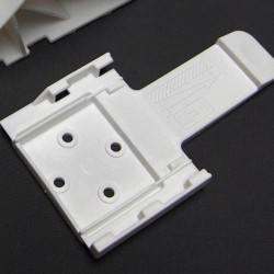 Holder for wheel chock, white