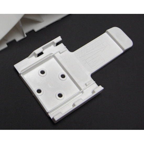 Holder for wheel chock, white