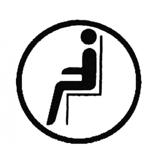 Sticker pictogram "seat marking"