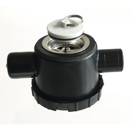 39mm siphon with stainless steel strainer for wastewater system
