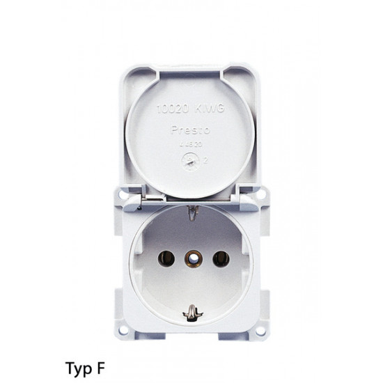 Country-specific flush-mounted sockets 230V/250V