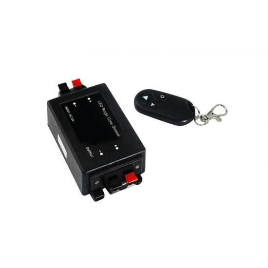 Wireless remote control with dimmer