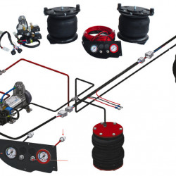 Carbest Premium 7.3" air suspension system by ESI for Fiat Ducato, Peugeot Boxer and Citroen Jumper from 201