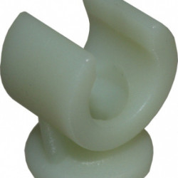 Loose plastic pipe clamp