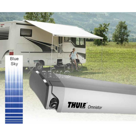 Thule Omnistor 9200 roof awning Cream white housing 4,5 m in Mystic Grey