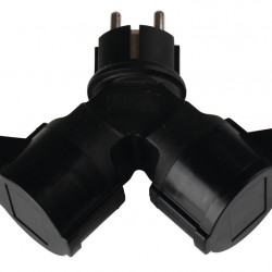 Carbest Schuko 2-way distribution plug