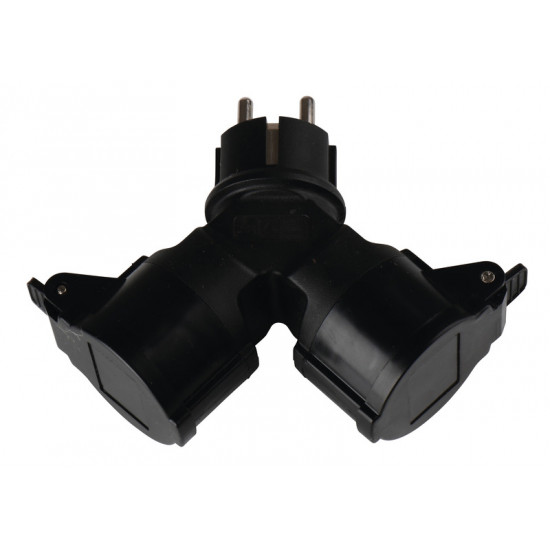 Carbest Schuko 2-way distribution plug