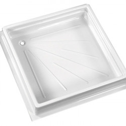 Shower tray - 680x680x102 mm - White