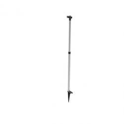 Flextrash Campstick waste bin, black, 75 to 90cm