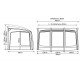 Motorhome awning Eclipse Pro 380 L