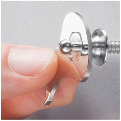 LOXX buttons, 2 pieces, safety snap fasteners