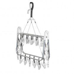Clothes dryer with 32 clips