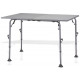 Camping table extender, 120x80 cm, aluminum