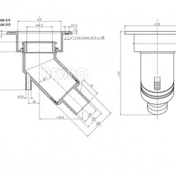 Filling nozzle - Long - Black - 40 mm