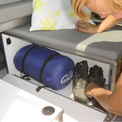 Seat/storage box 60L for VW Caddy Active KR+LR