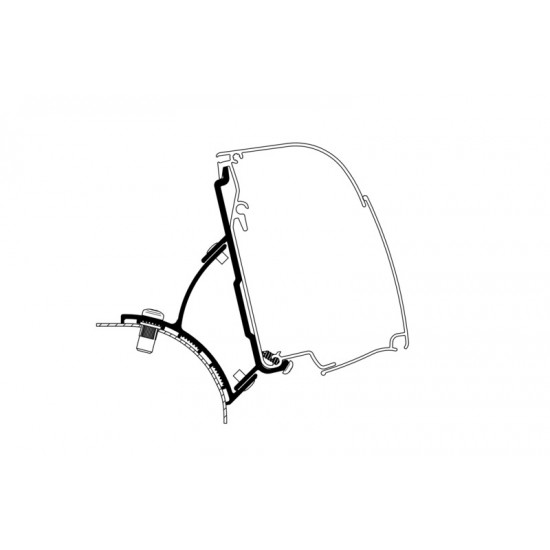 Awning adapter for Thule 4200 - VW T5/T6 Minivan Fixed