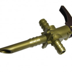 Plastic drain/through valve