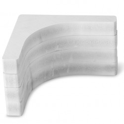 Wall/frame reinforcement sets for window installation - Corner wall reinforcement set R 75-80