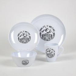 Vanlife Dinnerware Set - 16-piece - For 4 people